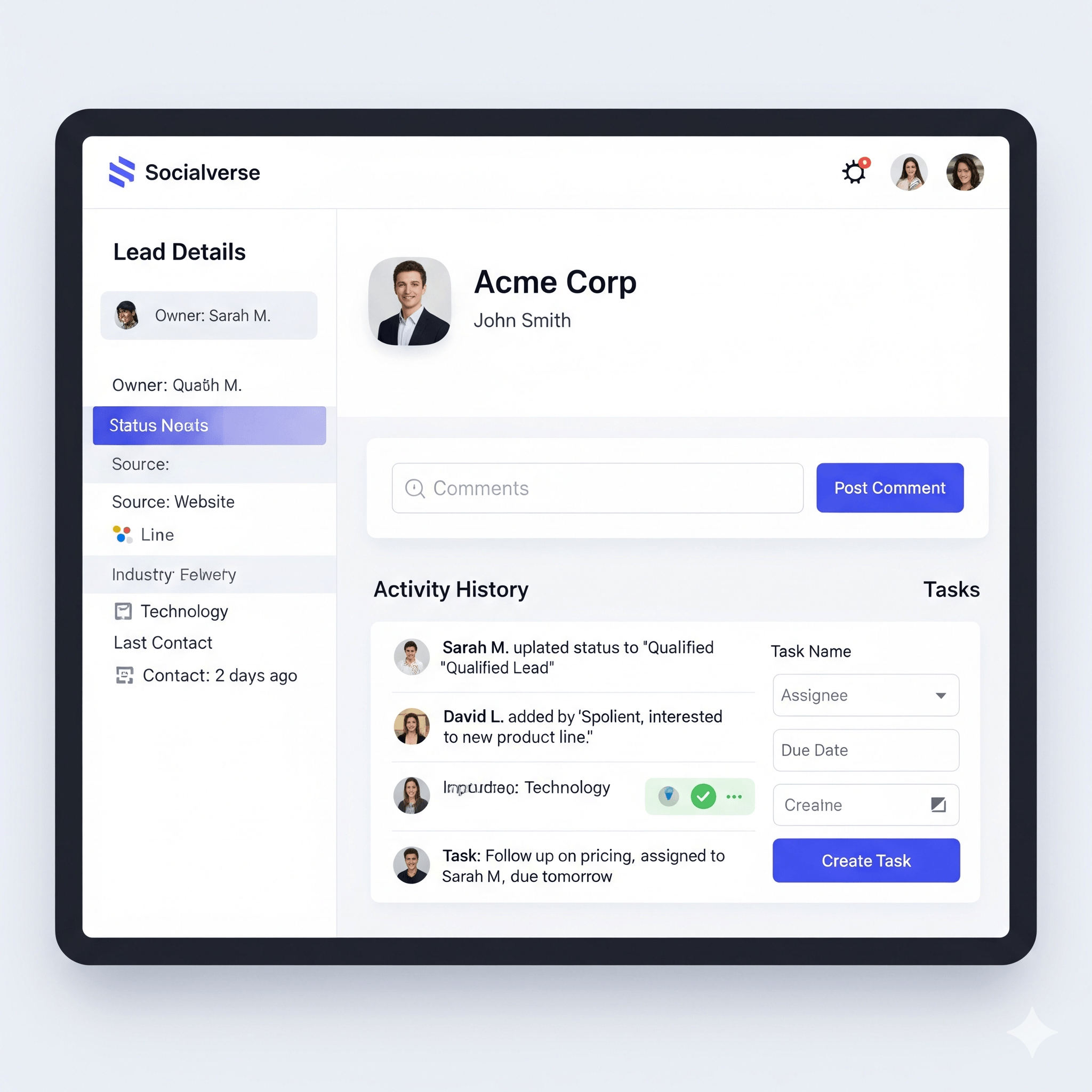 Socialverse Update: CRM & Lead-Management auf neuem Level