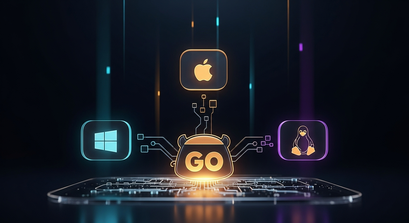 Cross-Plattform-Entwicklung mit Go: Ein Build-System für Windows, macOS und Linux.