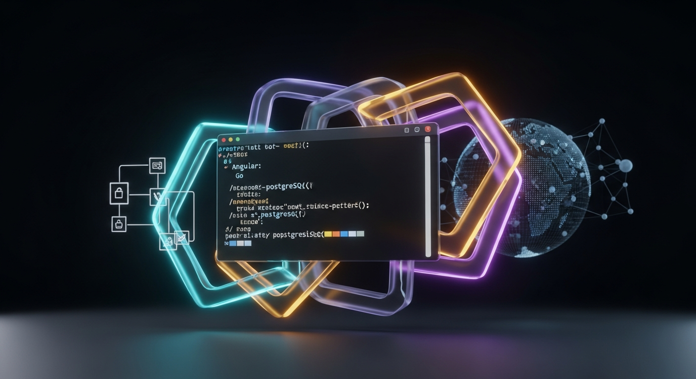 Installation und Konfiguration einer kompletten Entwicklungsumgebung: Angular, Go, PostgreSQL auf Linux.
