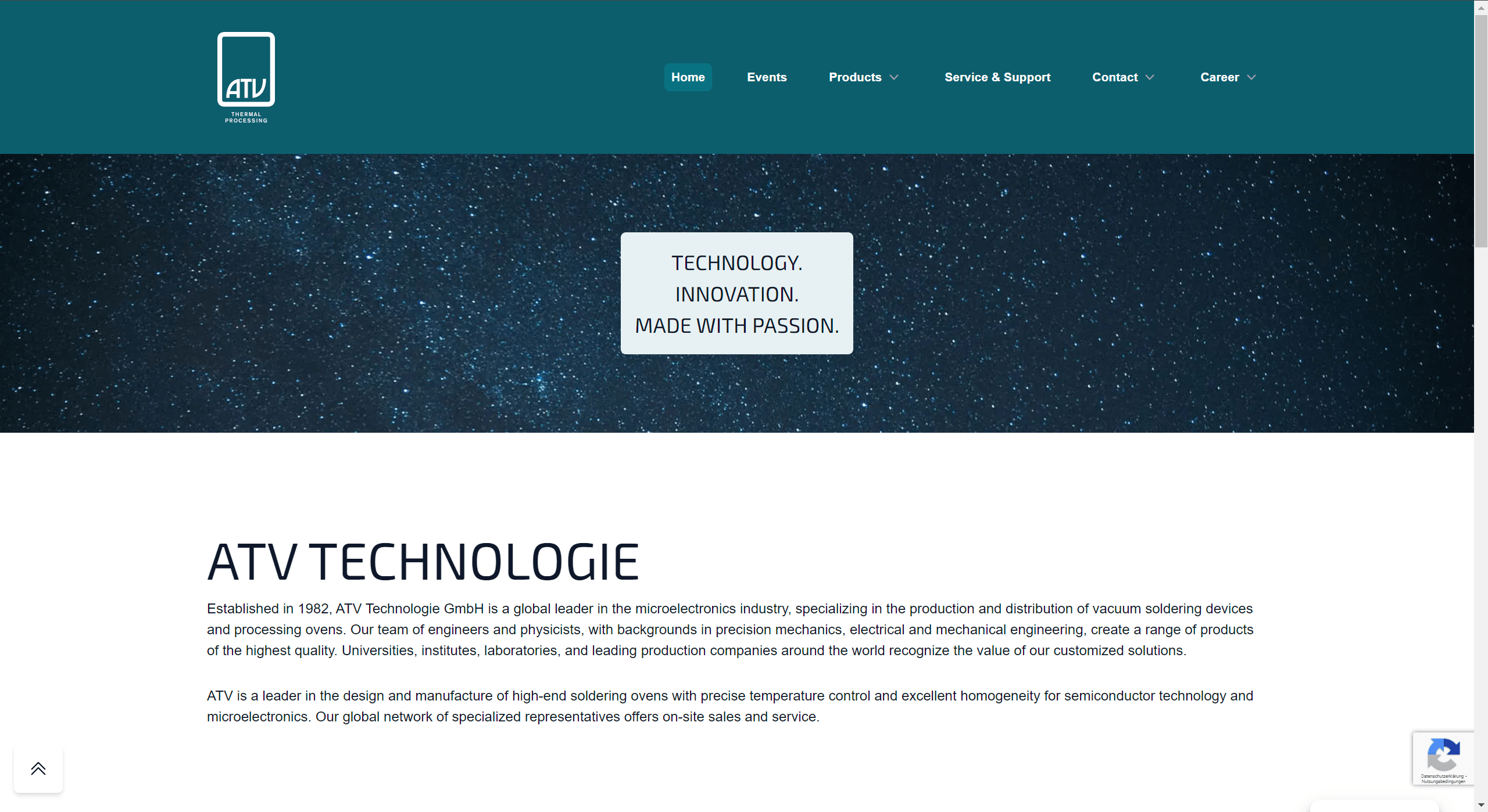 ATV Webseite